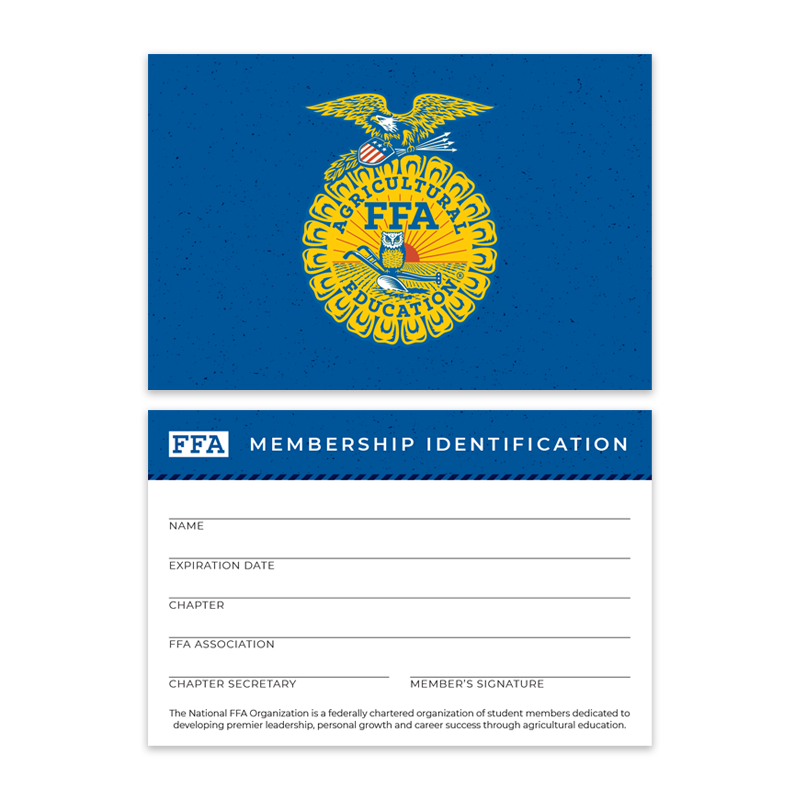 Membership Card (Pack of 250) – FFA Store